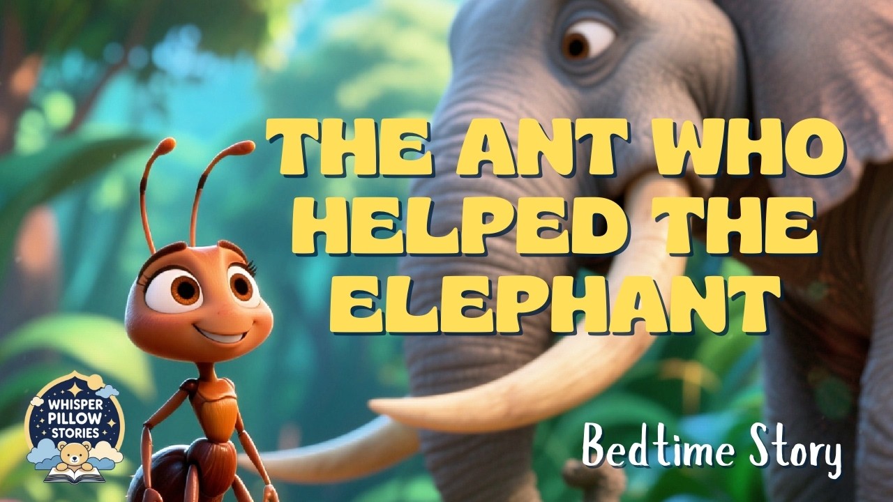 The Ant Who Helped the Elephant 🐜🐘 | Story for Kids 🌙✨ | Calm Sleep Story 😴
