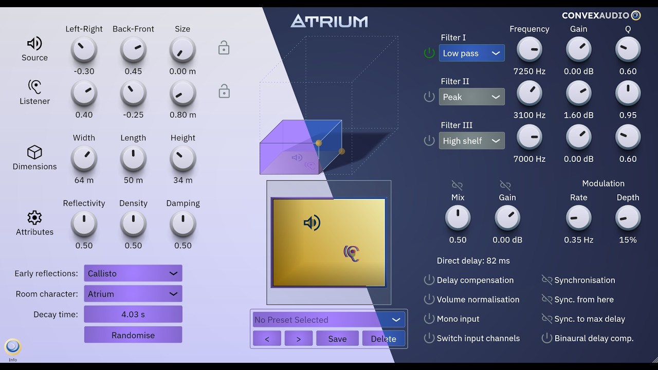 Atrium - Acoustic Space Simulation