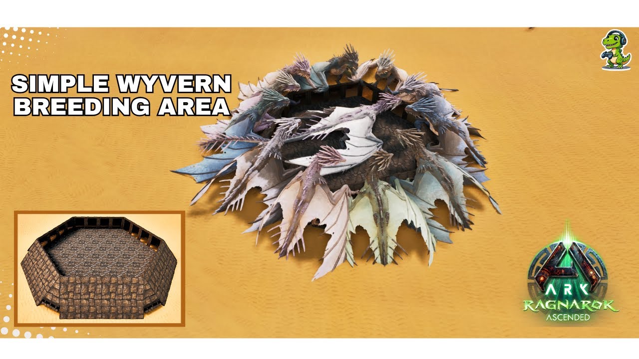 Ultimate Wyvern Breeding Pen Tutorial | Ark Survival Ascended