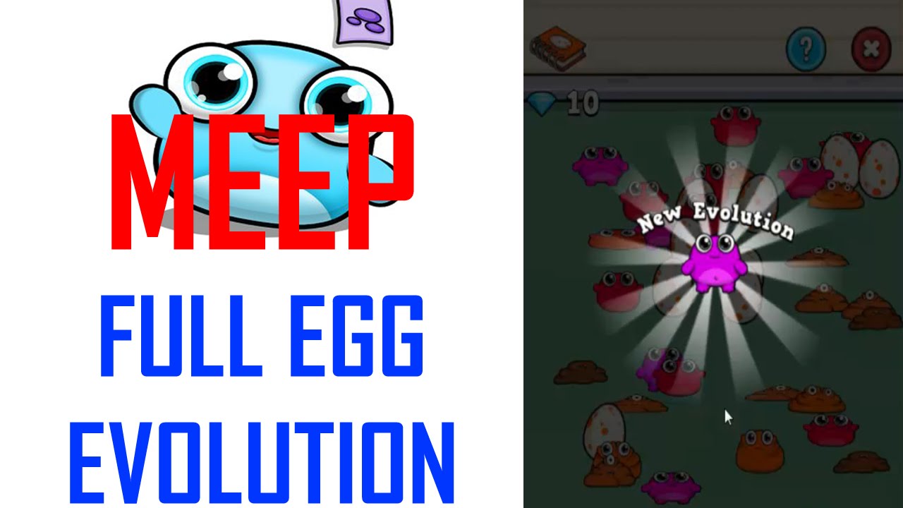 Meep - Virtual Pet Game - MY ALL EGG EVOLUTION