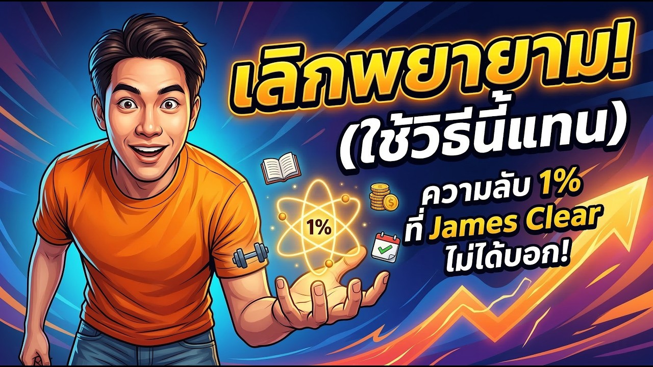 สรุป Atomic Habits: วิธีเปลี่ยนตัวเองให้เก่งขึ้น 38 เท่า ด้วยกฎ 4 ข้อ