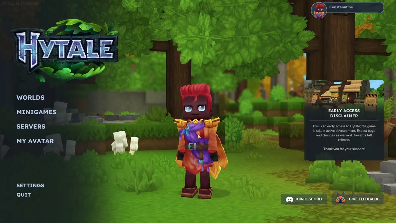Meu primeiro mundo! - Hytale