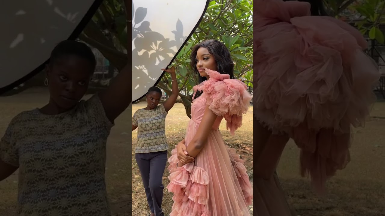 Using a reflector for outdoor Portrait #100shorts2024 #pullupyoshorts #DiscoverMyAfrica #portrait