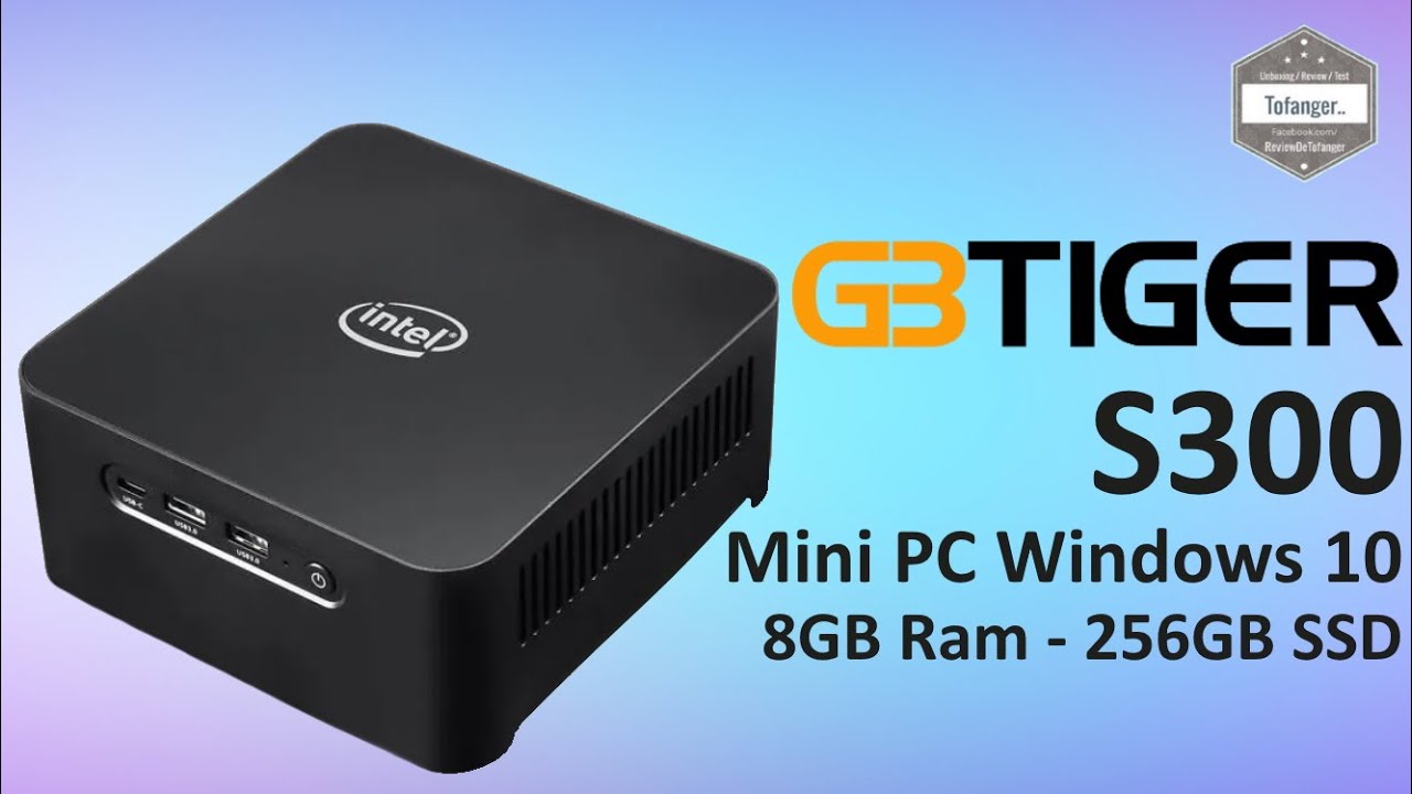 GBTiger S300 - Мини-ПК с Windows 10 с 8 ГБ ОЗУ и 256DG SSD M.2 - Intel i5 5257U - Распаковка