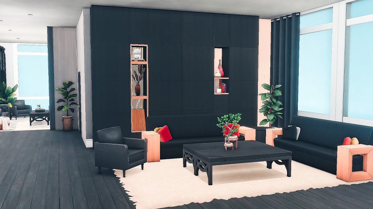 Big Family Apartment Sims 4 | NO CC | Stop Motion Speedbuild
