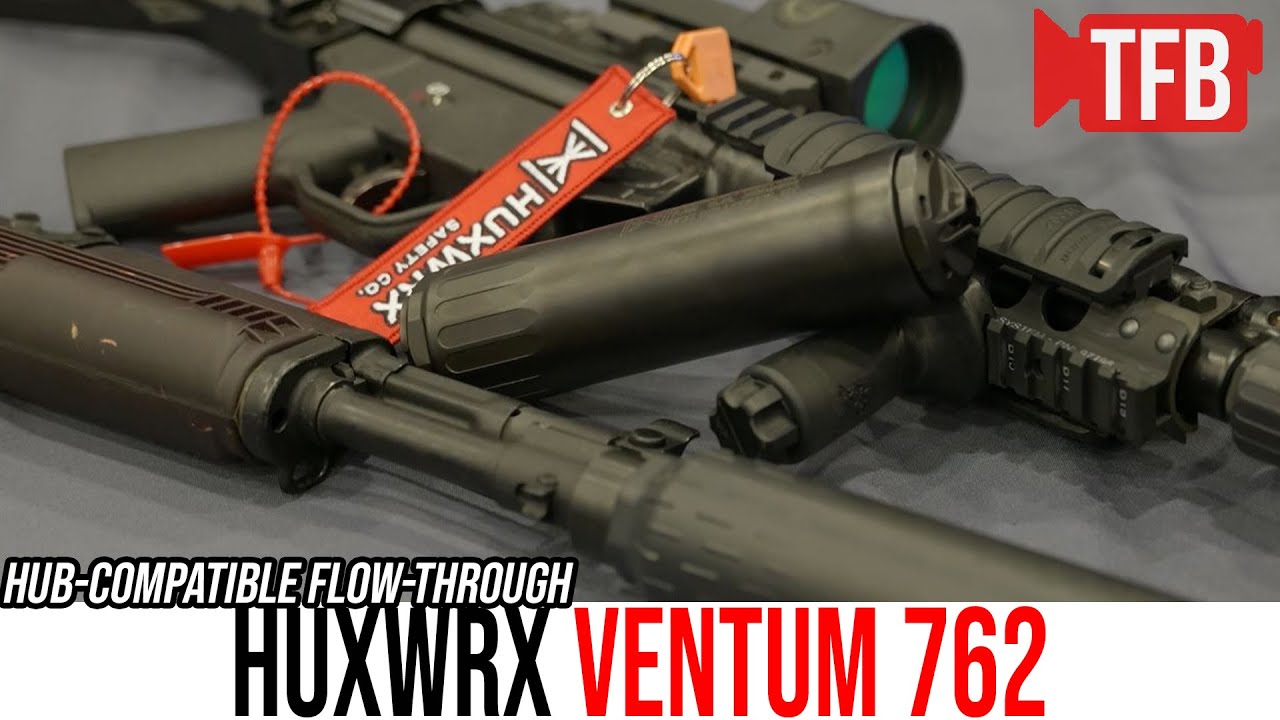 Новый глушитель HUXWRX Ventum 762 с проточным глушителем, совместимый со ступицей [TriggrCon 2023]