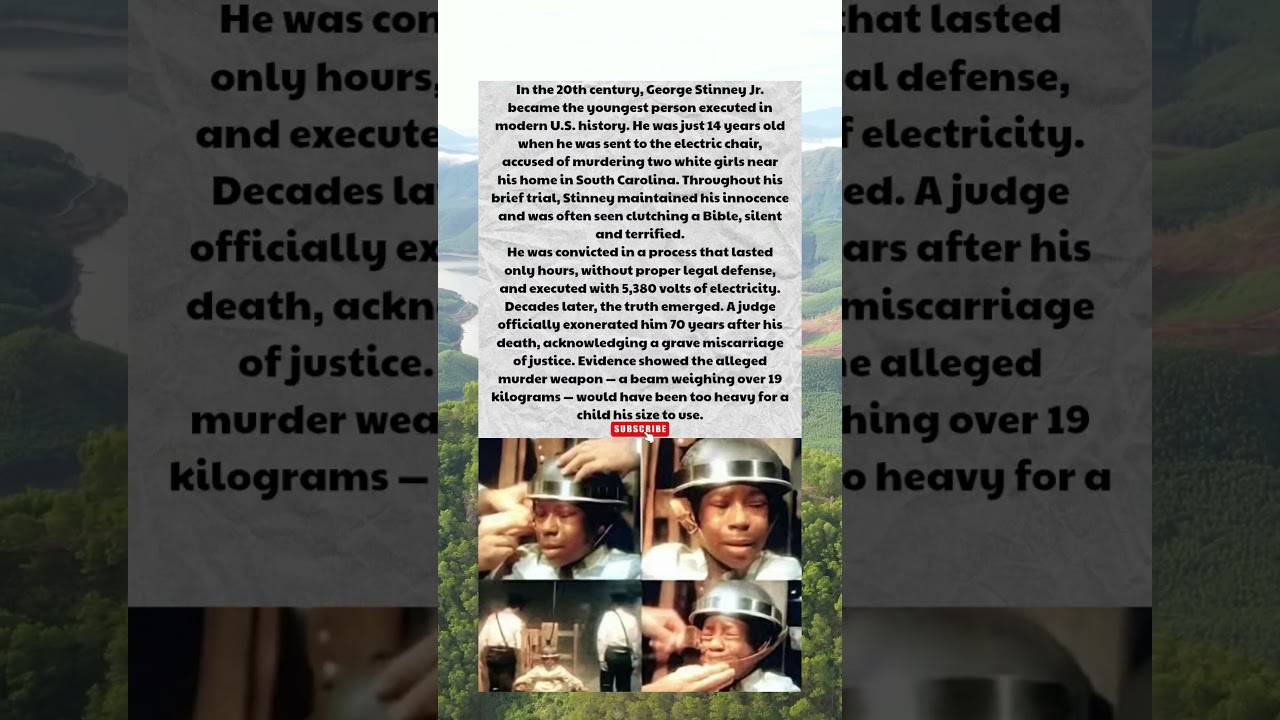 Executed at 14 — Exonerated 70 Years Too Late ⚖️🕯️