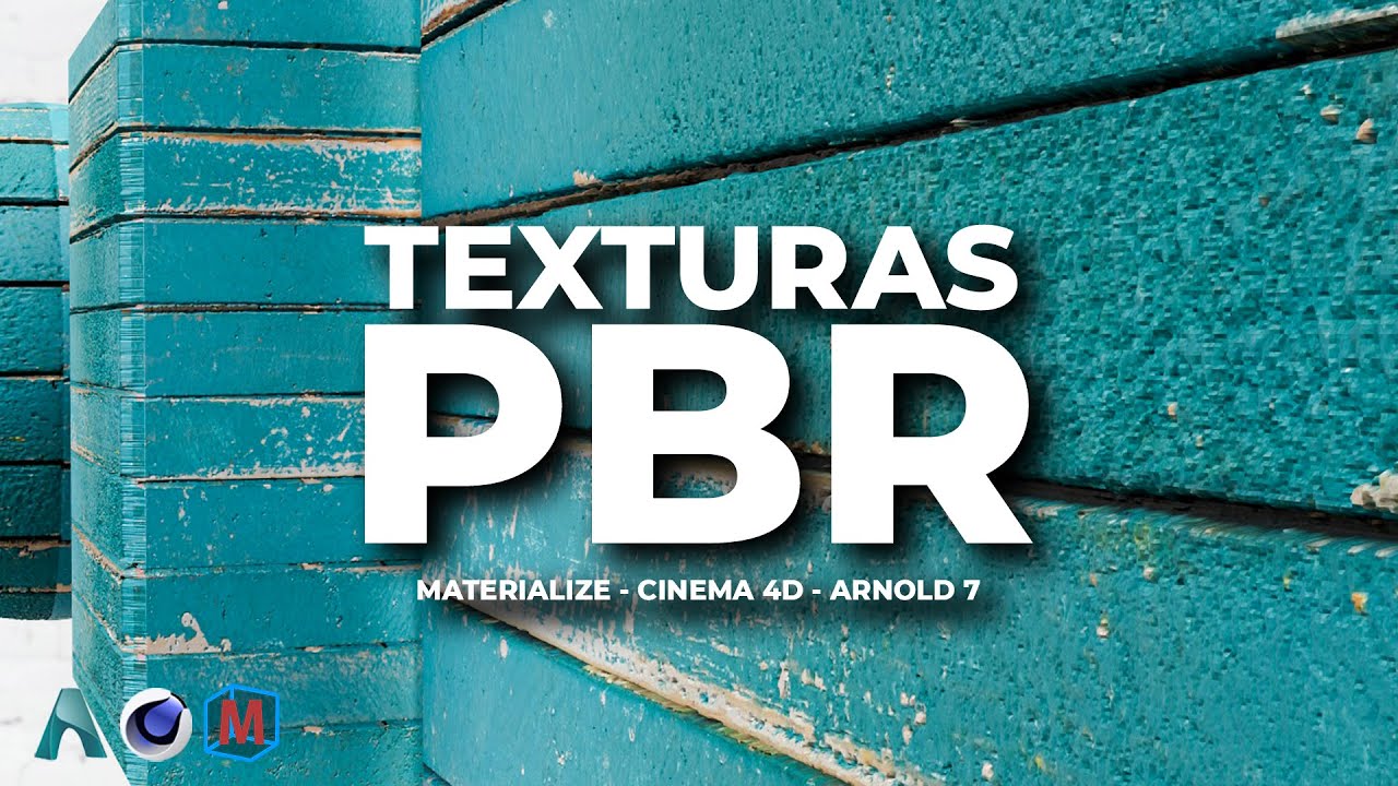 Como crear TEXTURAS PBR | TUTORIAL | Cinema 4D R26 & Arnold 7