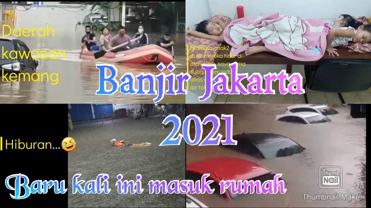 Banjir Jakarta 2021|| Baru Kali Ini Masuk Ke Dalam Rumah