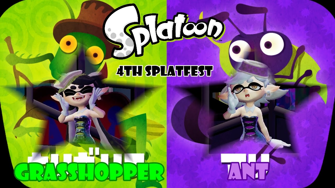 Splatoon - 4th Splatfest(Japanese): Grasshopper vs Ant Battle