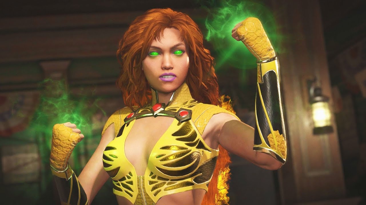 Injustice 2 - Starfire All Intro/Interaction Dialogues