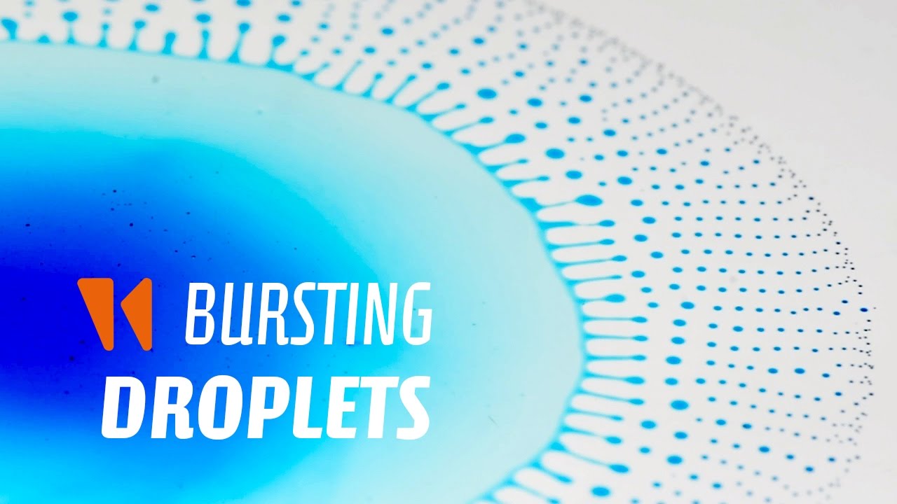Bursting droplets