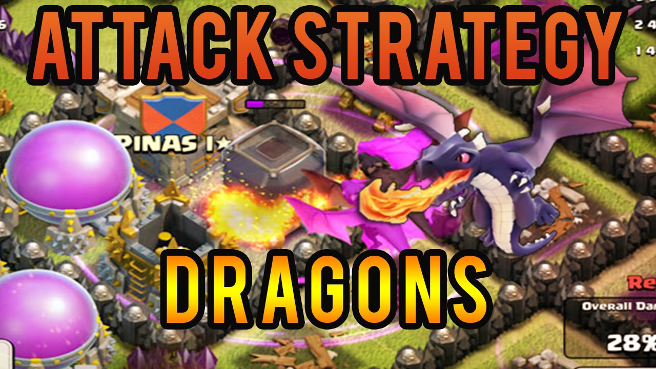 Clash of Clans | TH8 - Dragons Attack Strategy