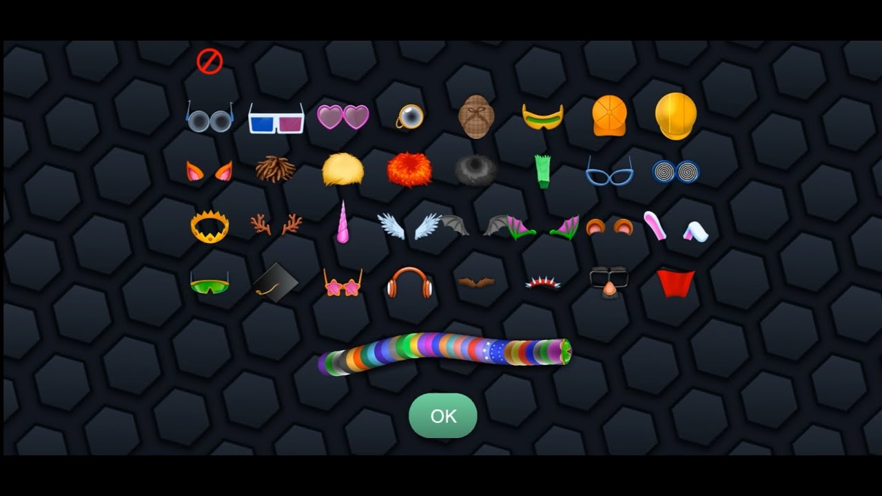 How to get the hidden clothes/ornaments/cosmetics in Slither.io | Secret Codes |