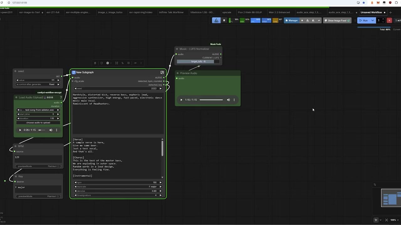 Ace Step 1.5 - Reference Audio Test