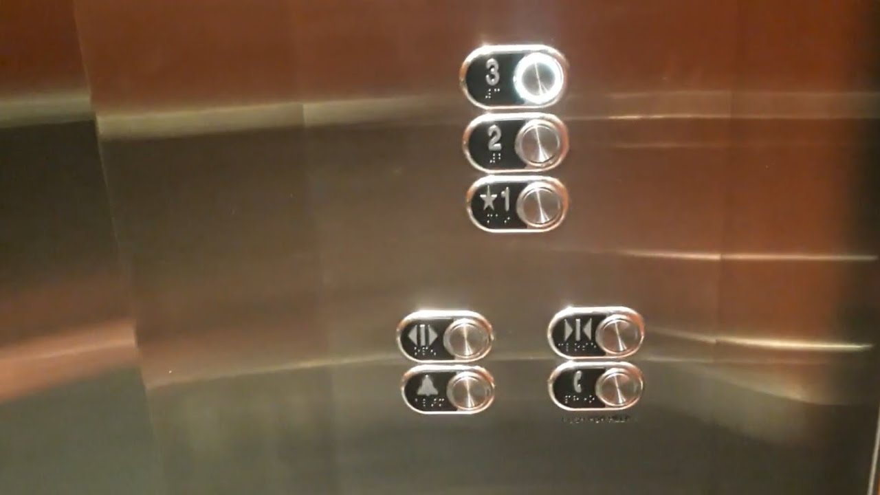 Modernized Schindler HXpress Hydraulic Speaking elevator @ Macy's Aventura Mall, Aventura FL