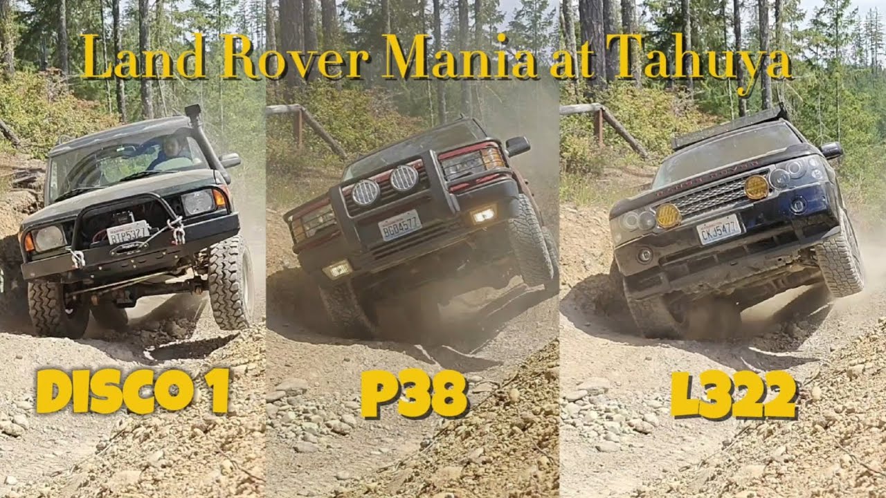 Extreme Land Rover Off-Roading Adventure | L322, P38, & Disco 1 Conquer Tahuya State Park!
