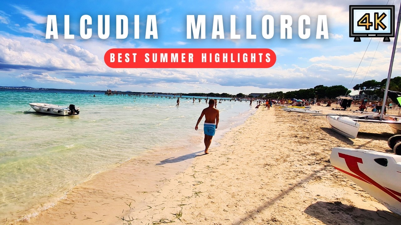 Walking in Alcudia Mallorca | Best Summer Highlights 4K