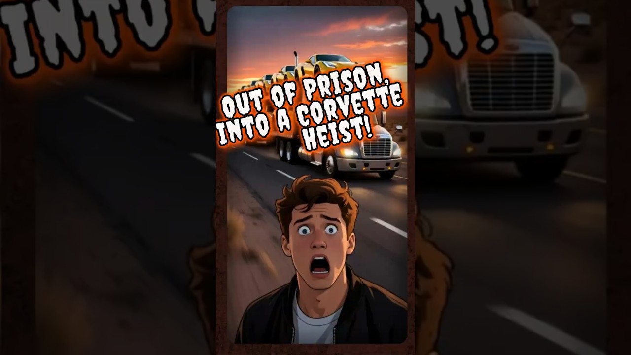He tried to steal 10 Corvettes right out of prison. 😳 #jail #fail #shorts