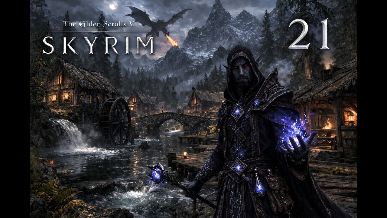 The Elderscrolls V: Skyrim #21🐉Flucht vor einem Drachen😮🐉