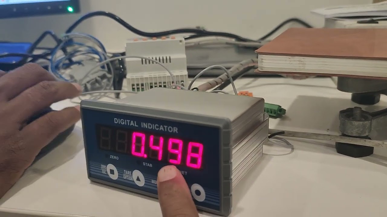 M02 span calibration through Modbus tool 