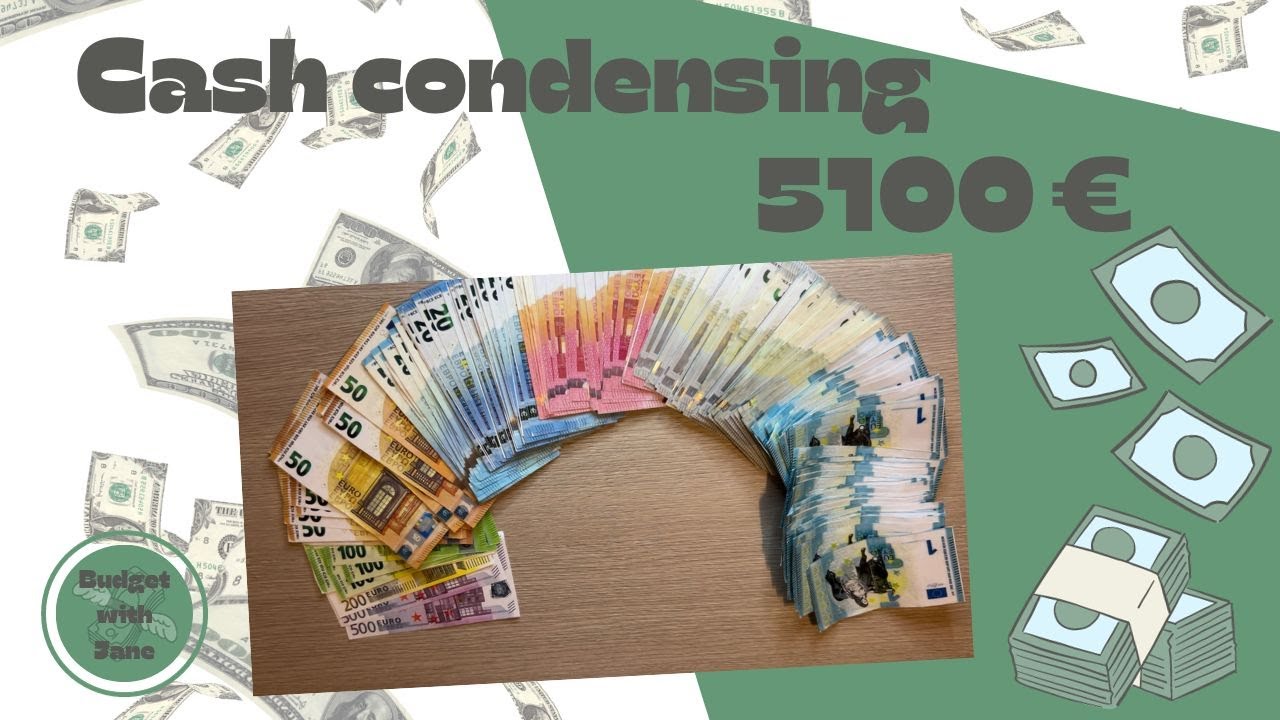 HUGE cash condensing | 5000+ EUROS | Bill swap | Sinking funds | Cash envelopes | budgetwithjane