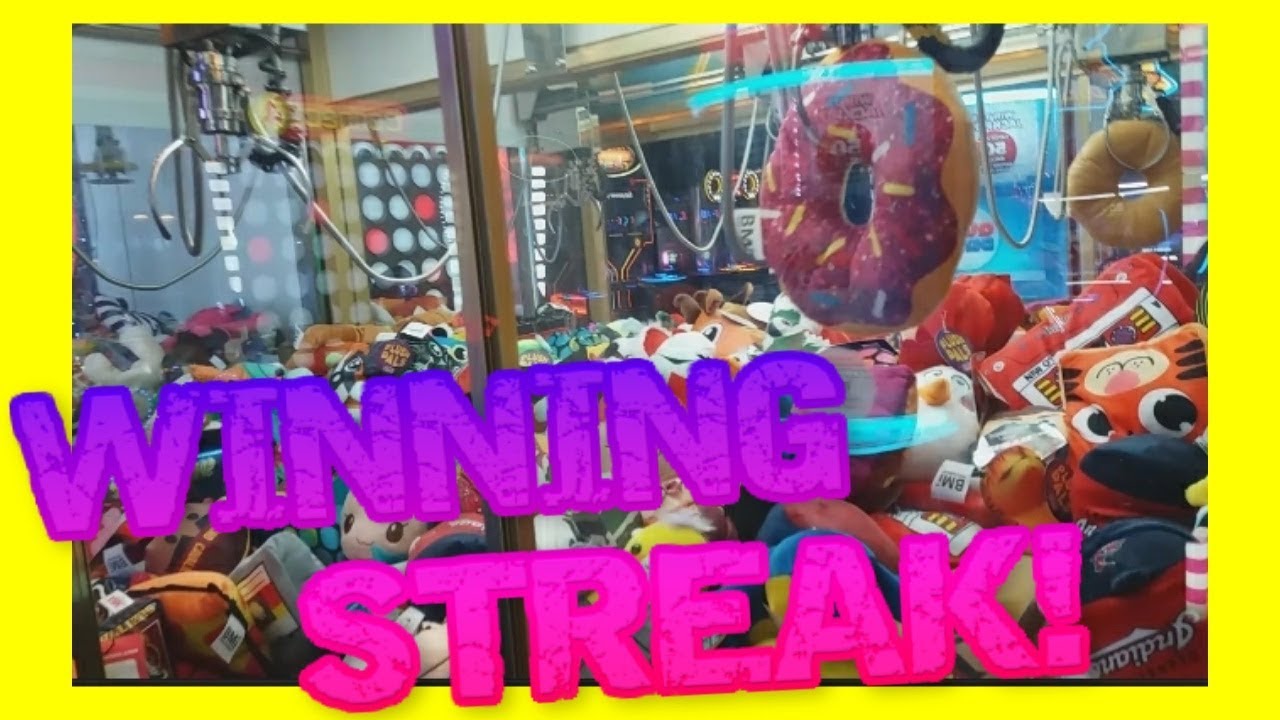 CLAW MACHINE WINNING STREAK!