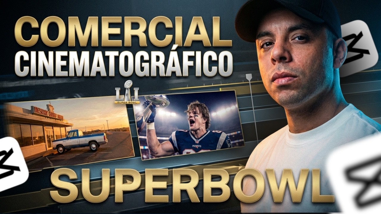 Fiz um Comercial Cinematográfico do SUPER BOWL com IA e CapCut PC | Nível hollyood?