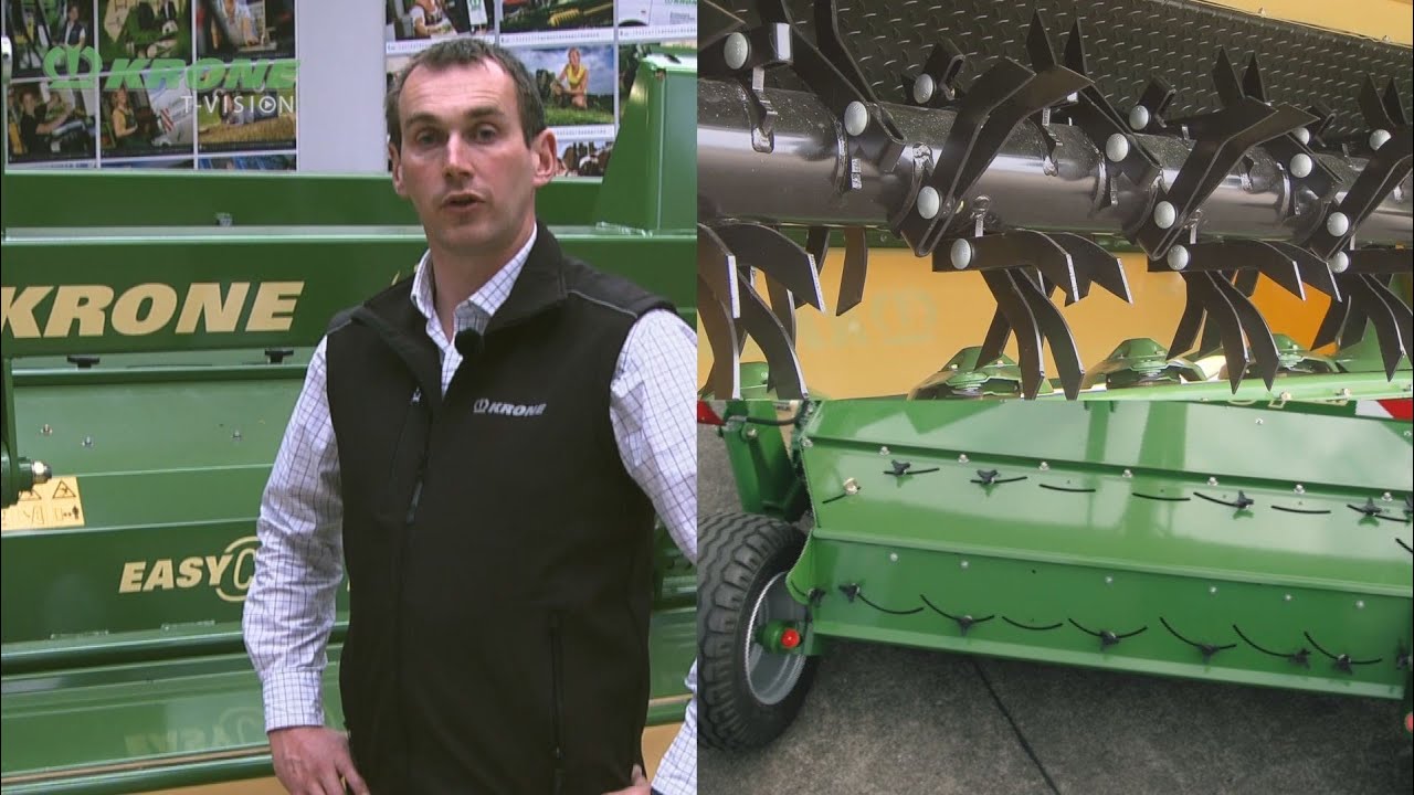 New features at the KRONE trailed EasyCut mowers