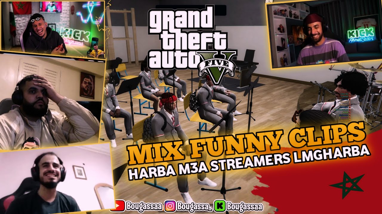 GTARP MAROC 🇲🇦 |  MIX  CLIPS  MOROCCAN STREAMERS 😂