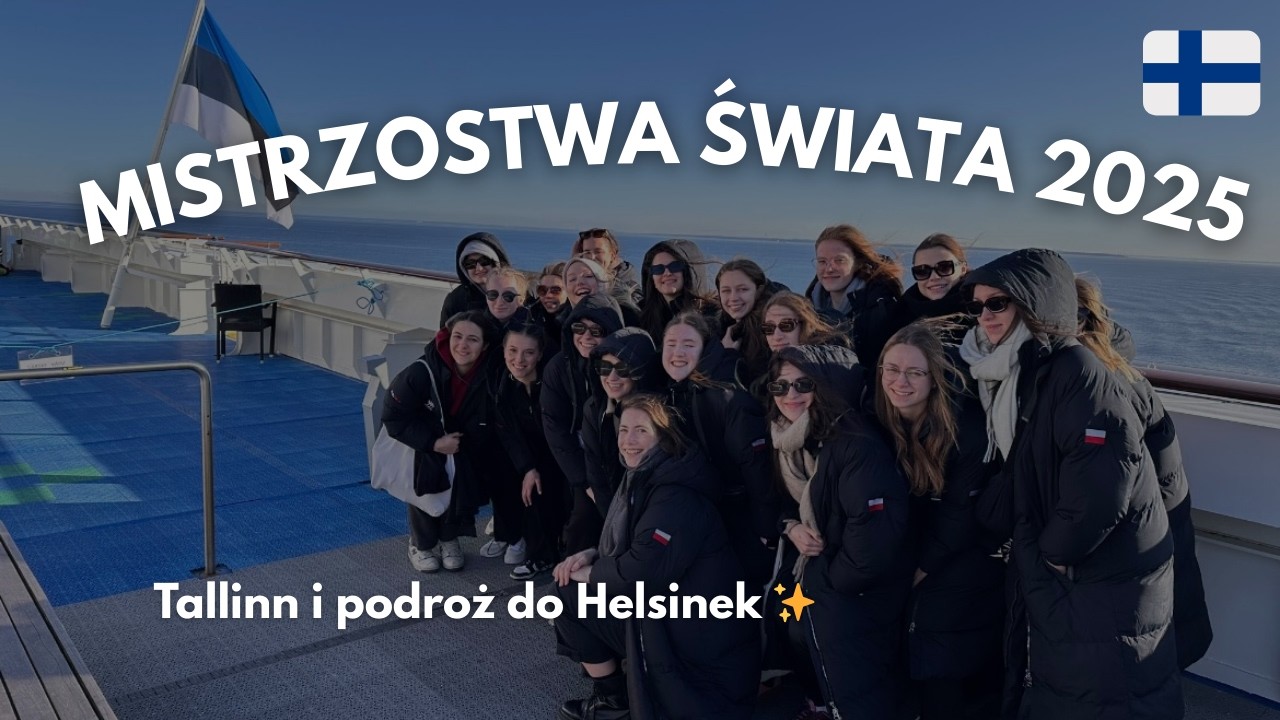 MISTRZOSTWA ŚWIATA 2025 ⛸🌍❤️ | Droga do Helsinek i zwiedzanie Tallinna