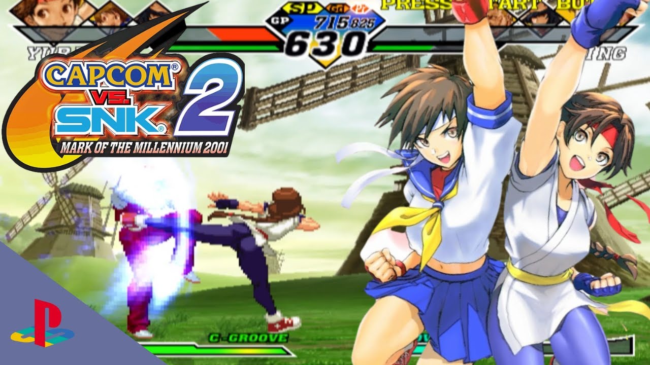 Capcom vs. SNK 2: Mark of the Millennium,  (PS2, 2001) GALS TEAM