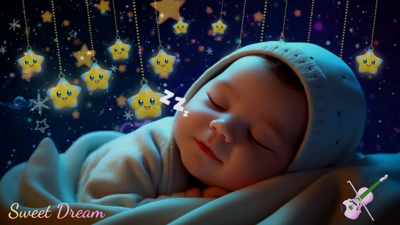 Baby Sleep Music 🎵 Calm in 3 Minutes | Mozart & Brahms Lullabies for a Peaceful Night