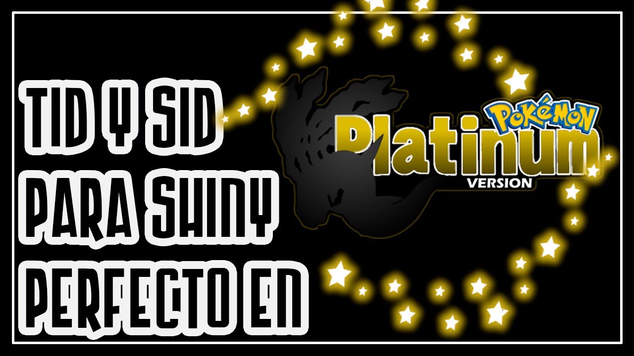 tid y sid para Pokémon perfectos en Pokémon platino