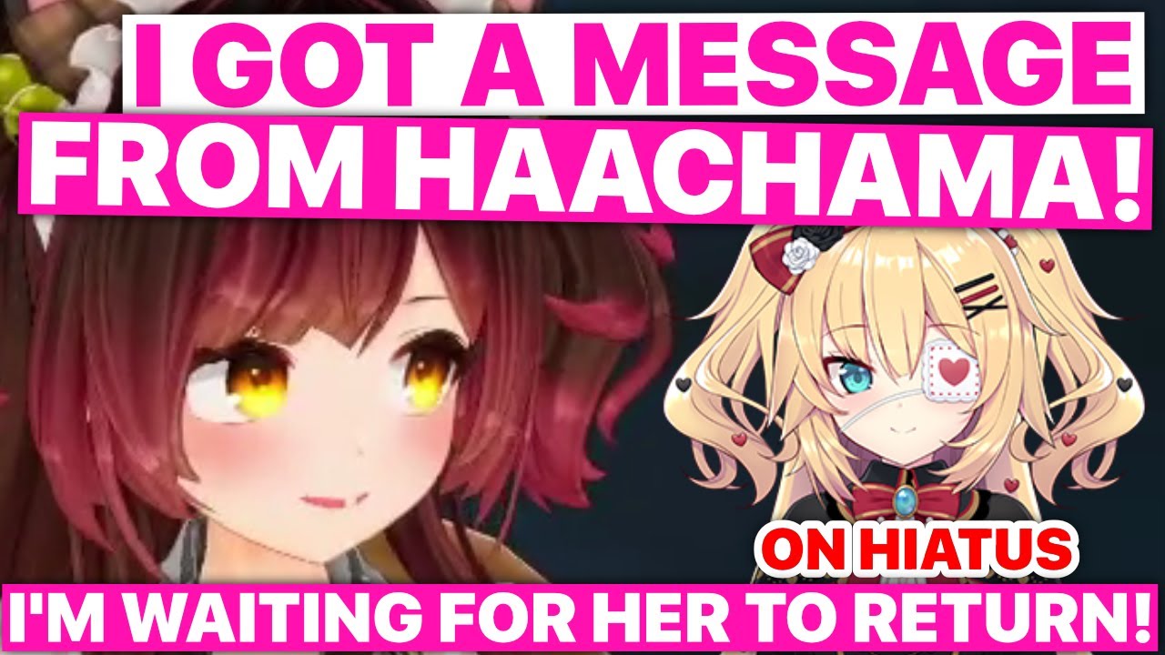 Roboco Got Message From Haachama Who's On Hiatus (Roboco / Hololive) [Eng Sub]