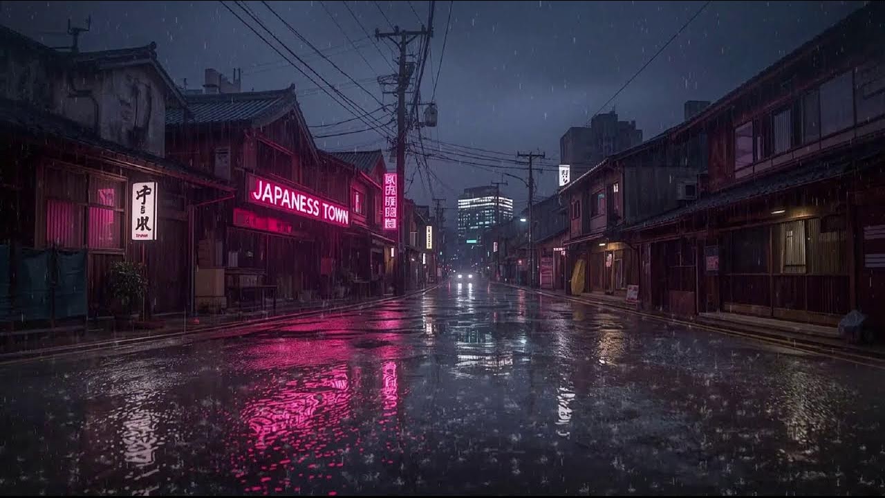 Night Rain Ambience 🌙 Lofi Beats for Focus, Relax & Quiet Moments #40