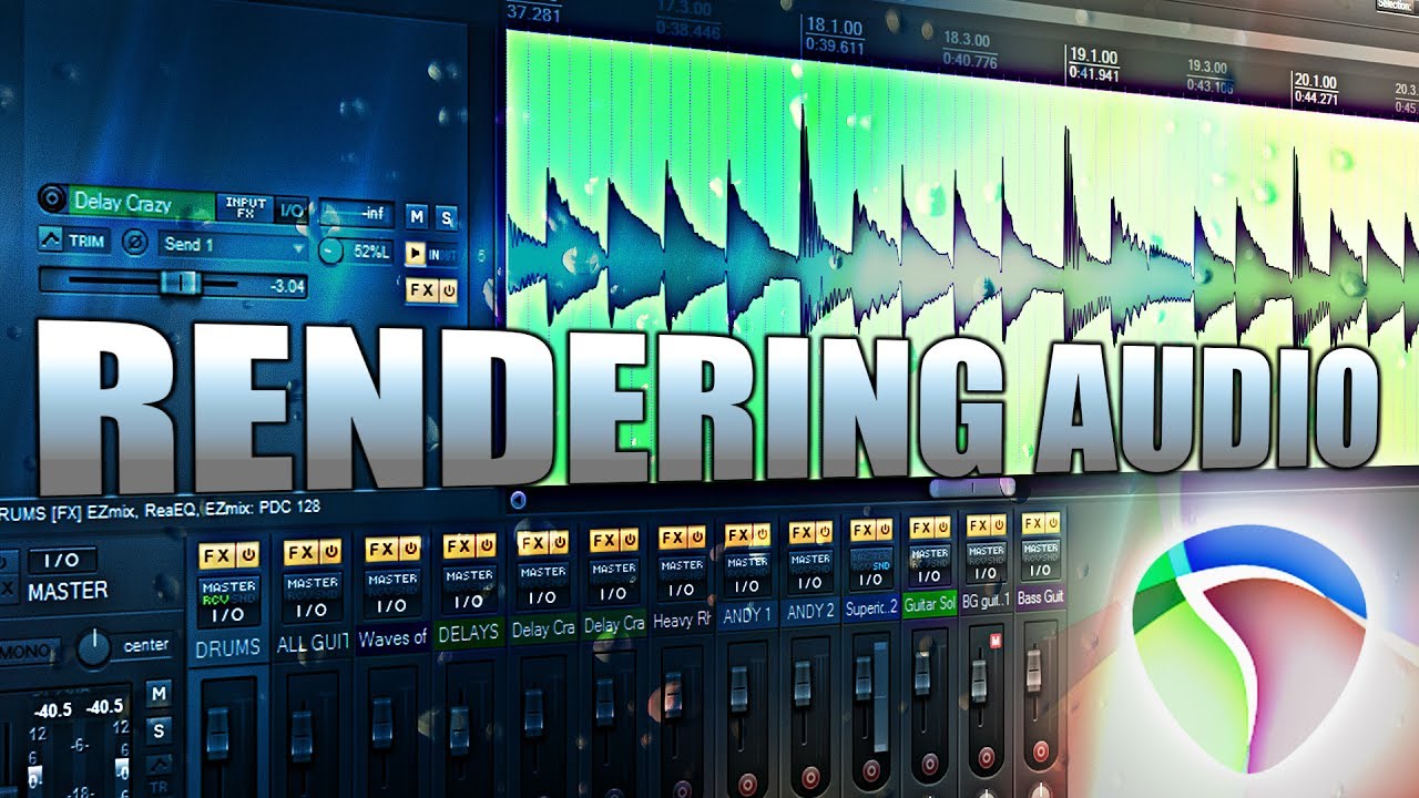 Basics of Rendering Audio in Reaper