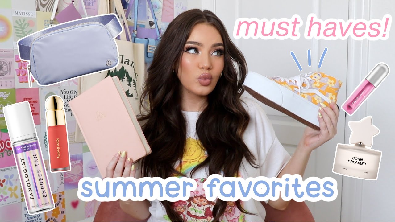 CURRENT FAVS FOR SUMMER ☀️ beauty, accessories, shoes + more!