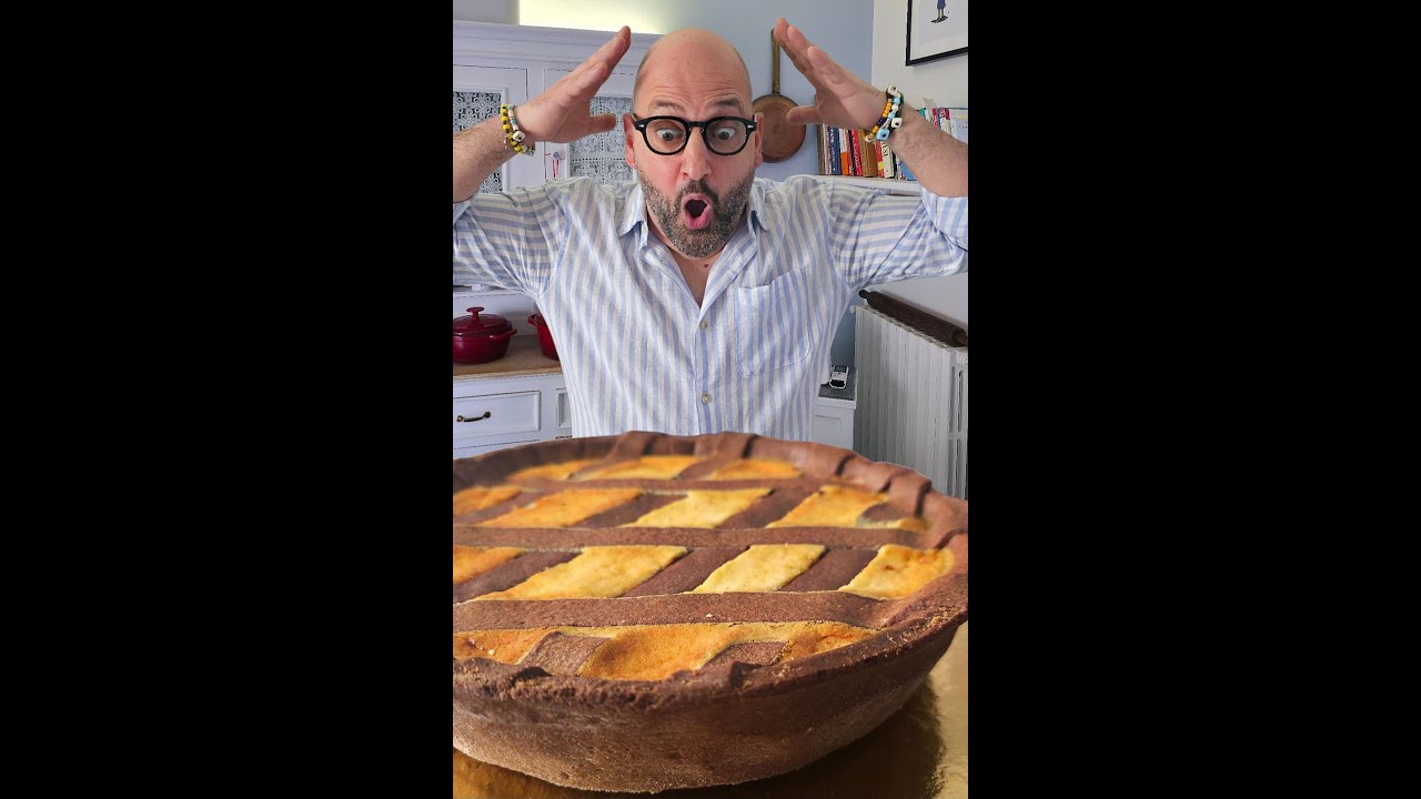 Pastiera di #riso con frolla al #cacao