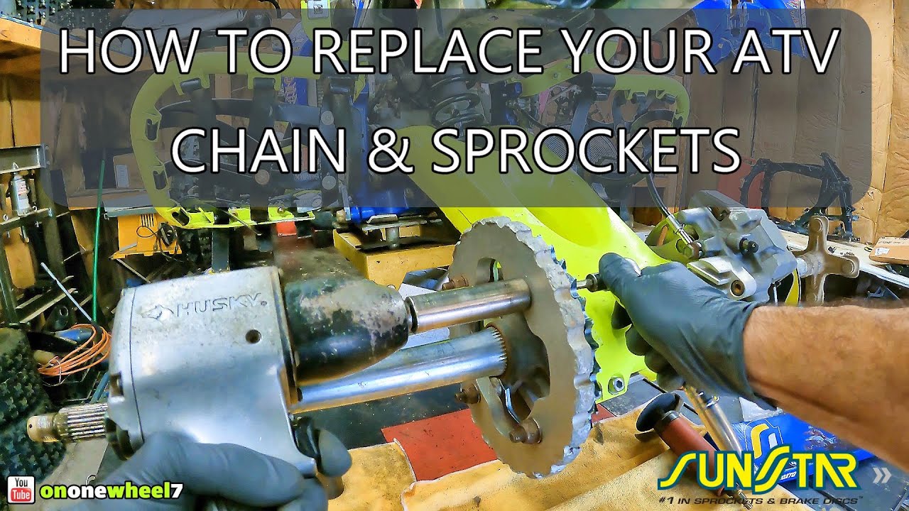 HOW TO REPLACE YOUR ATV CHAIN AND SPROCKETS  -  YAMAHA YFZ450r