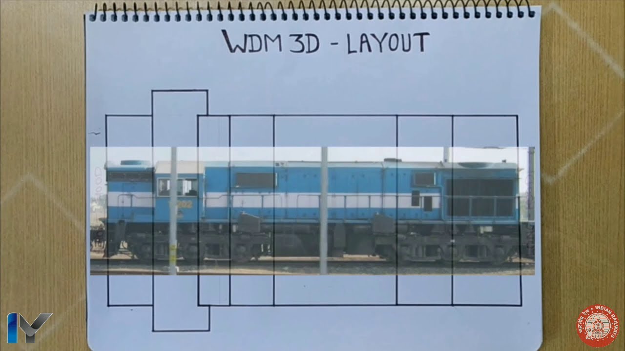 Локомотив WDM3D: великолепное применение инженерных разработок [механических/электрических]