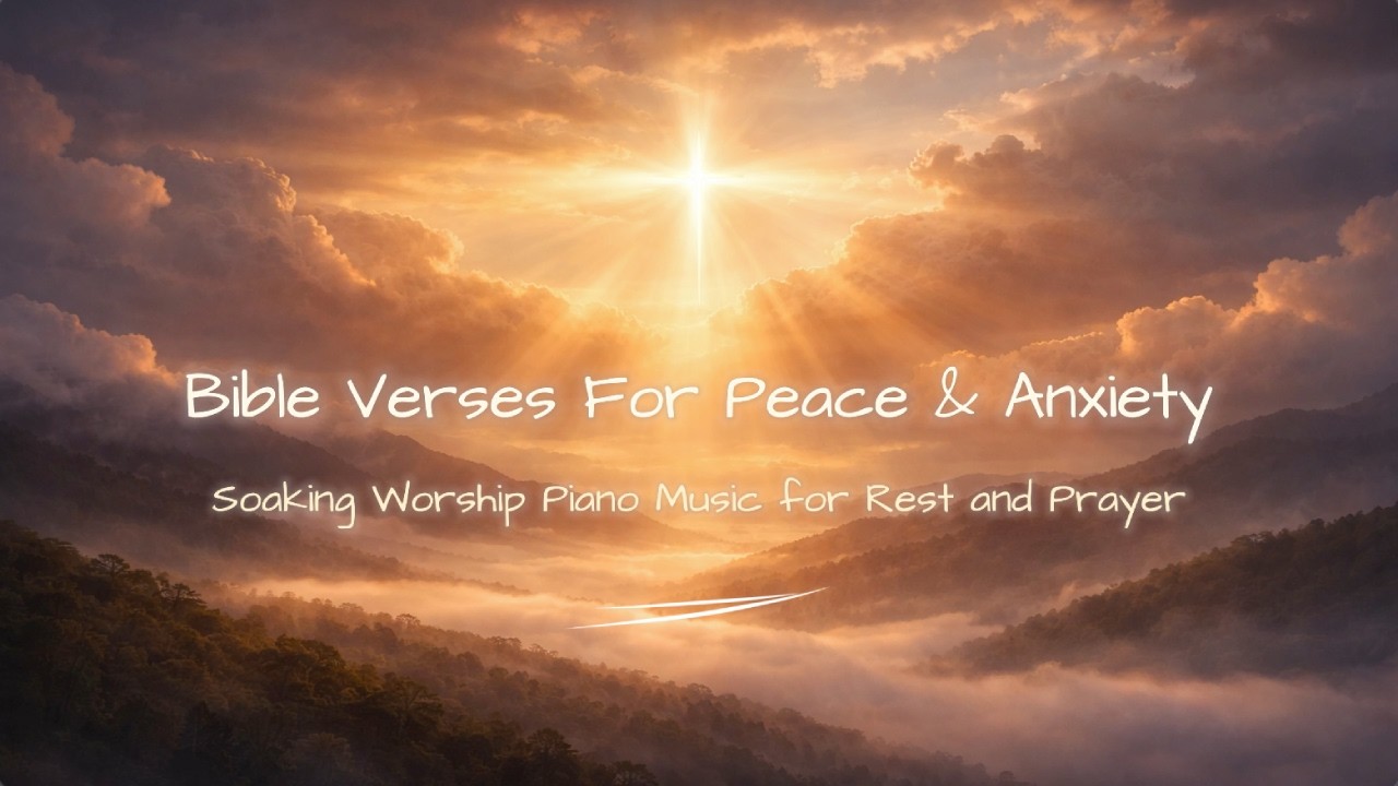 Bible Verses for Peace & Anxiety | Soaking Worship Piano Music for Rest and Prayer