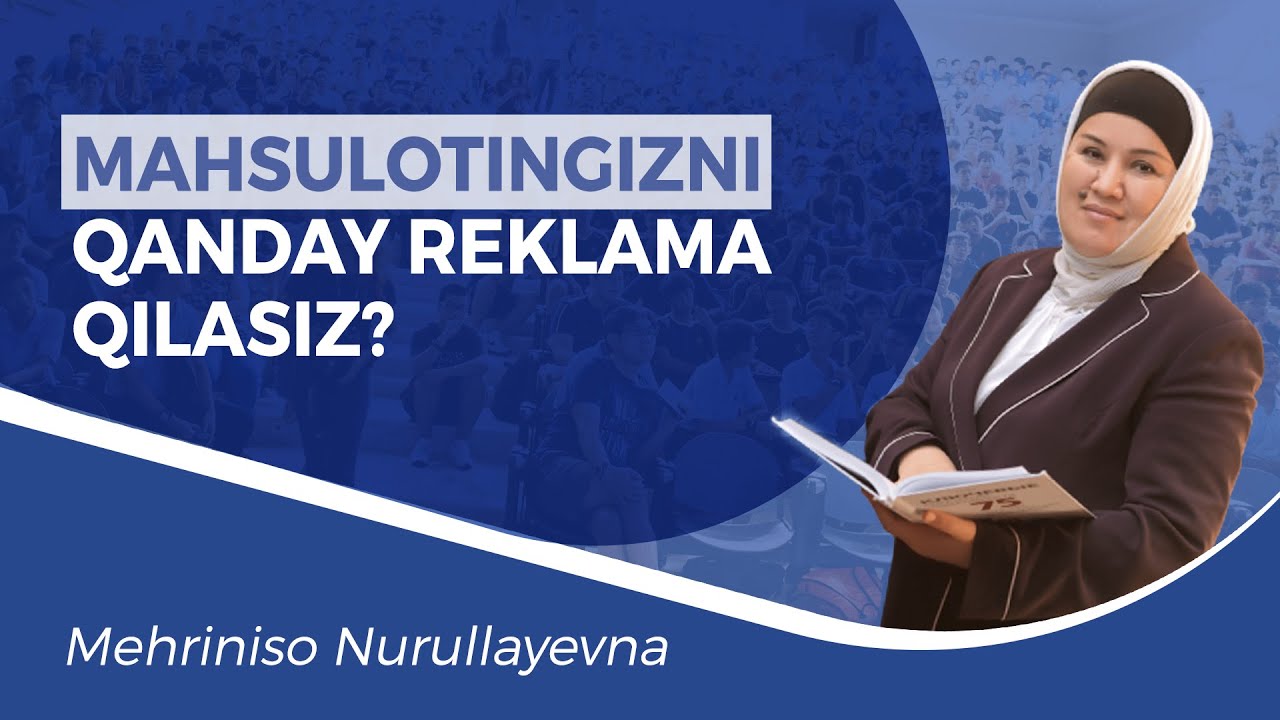 Mahsulotingizni qanday reklama qilasiz?