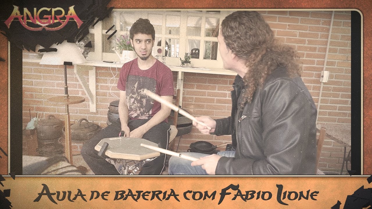 Aula de Bateria com Fabio Lione (Compondo novas músicas em Campos) [Making of the New Album Pt. 5]