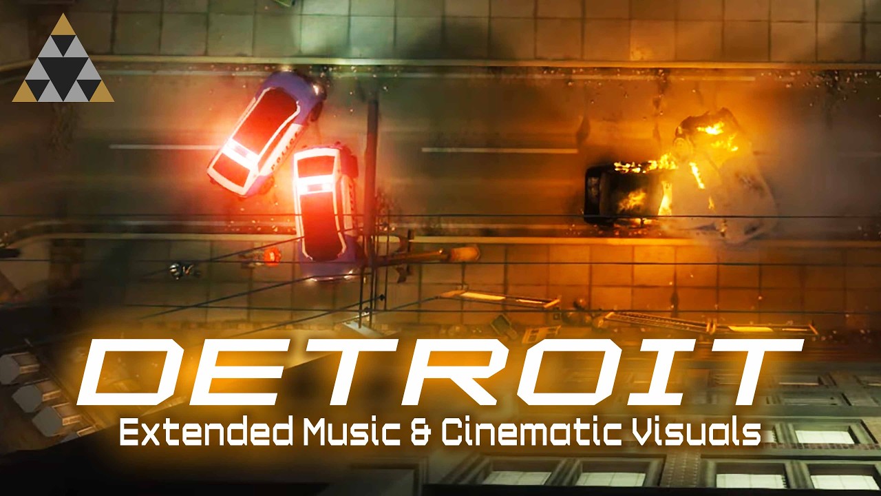 Deus Ex: Human Revolution - Detroit City Streets | Ambient Soundtrack & Ambience