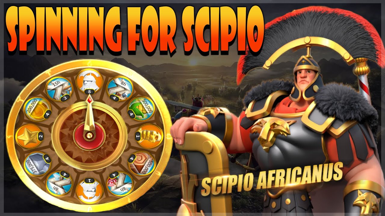 Spinning the Wheel for Scipio Prime (Version 2.0) in Rise of Kingdoms