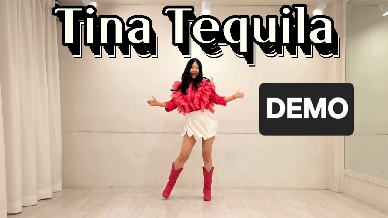 Tina Tequila Line Dance/ Absolute Beginner/ Choreo:Ivonne Verhagen/ 티나 테킬라 라인댄스/ 초급라인댄스/ 최신라인댄스 