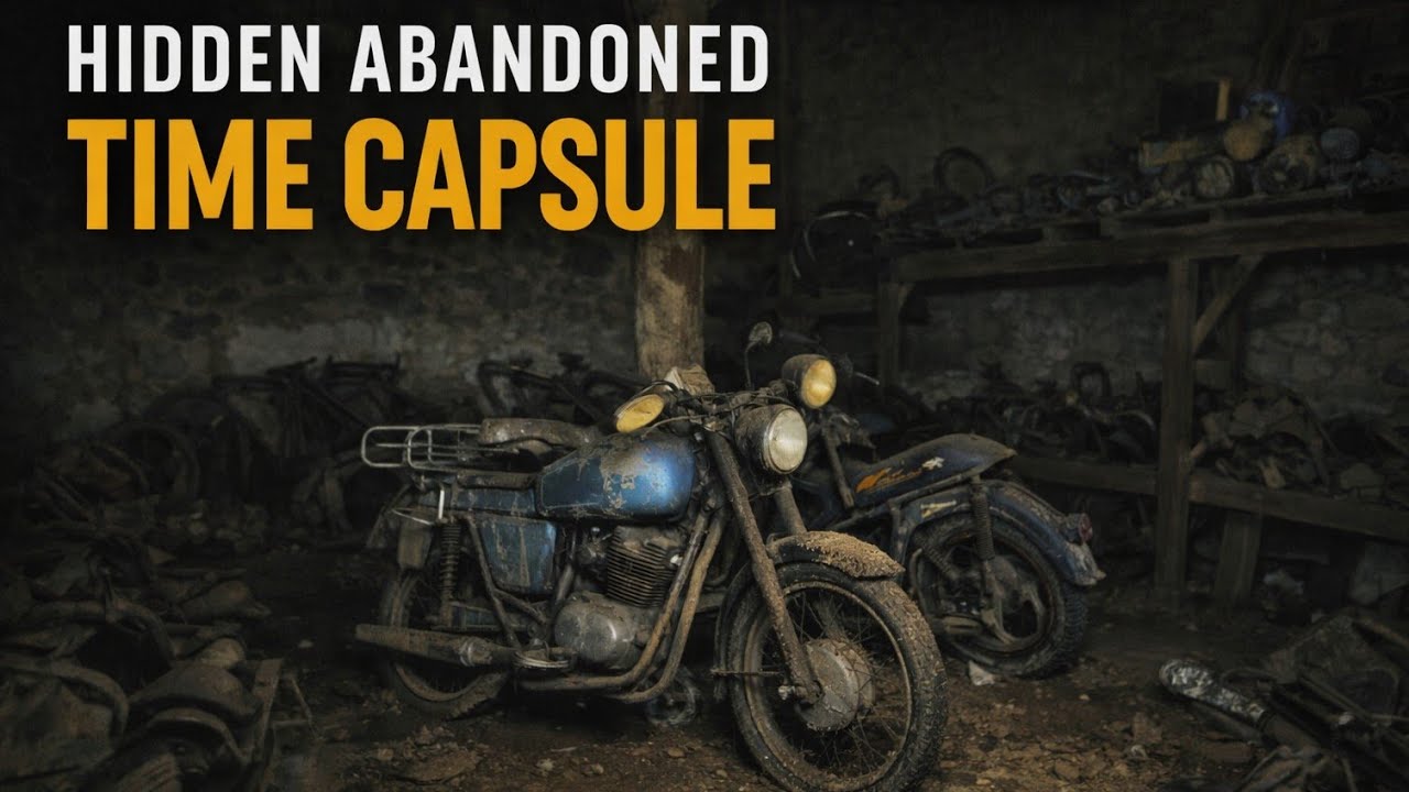 We Found a Hidden Time Capsule in France (200 Abandoned Motorcycles)