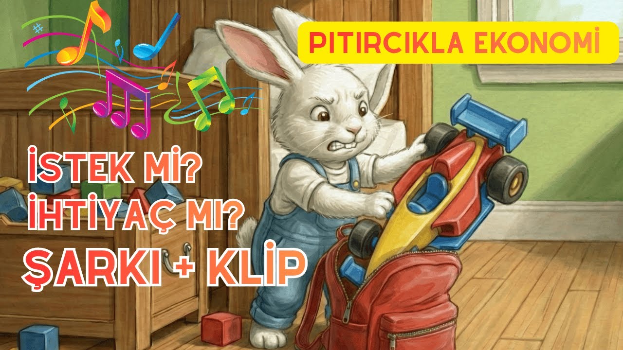 Pıtırcık'ın Çantasında Ne Var? İstek İhtiyaç Şarkısı🎶Çocuklar için Eğlenceli Finans 💰