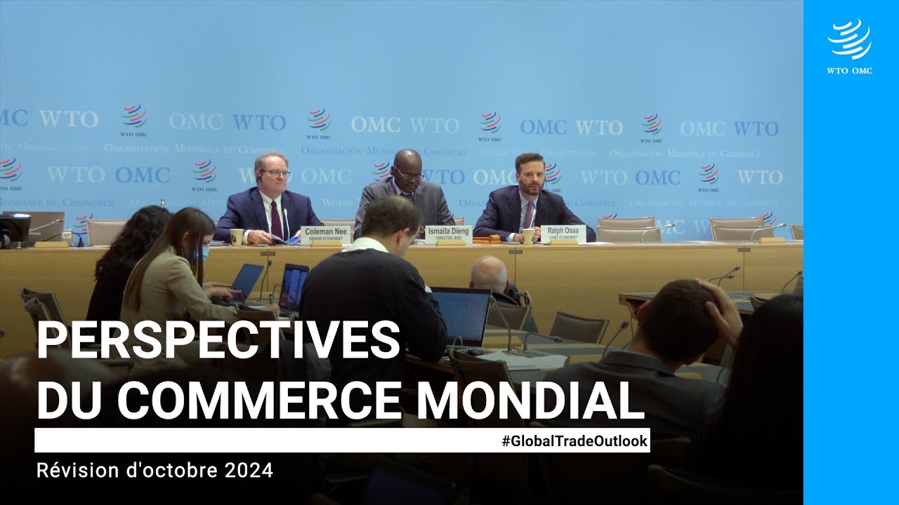 R&eacute;vision des perspectives du commerce mondial